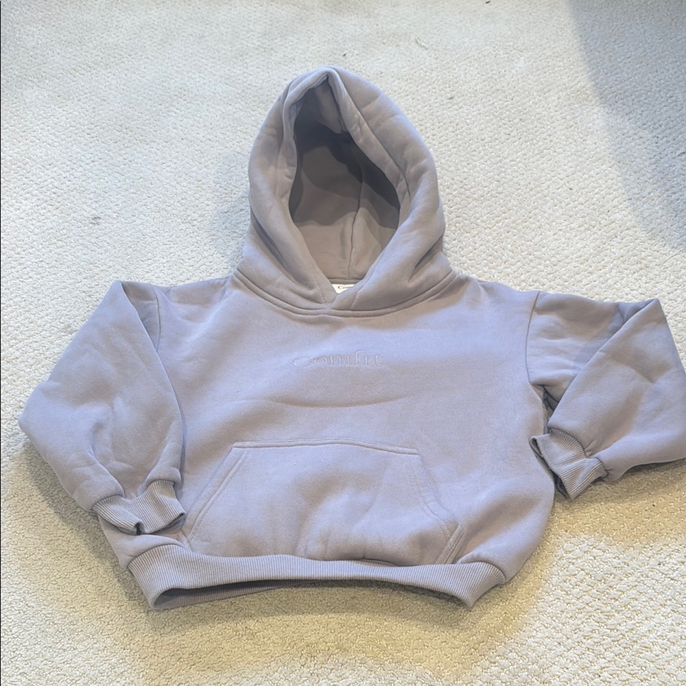 Kids Comfrt Hoodie in Beige